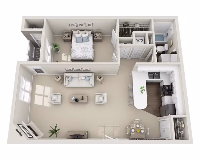 Unit N402 N402 floor plan